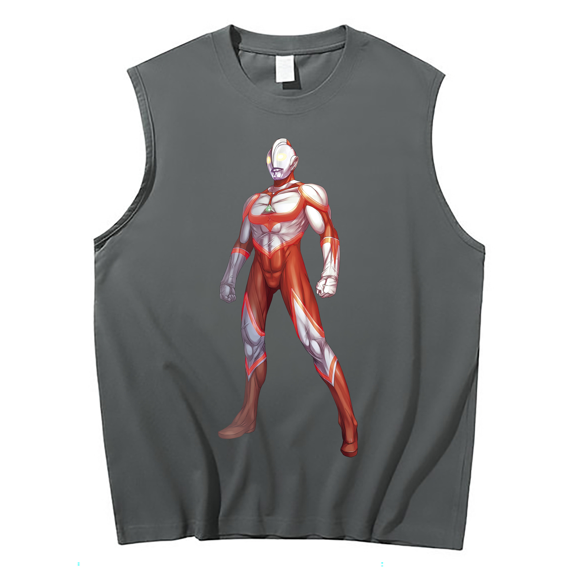 （画像用） ウルトラマン Ultraman コットン100％タンクトップ（フロントプリント）